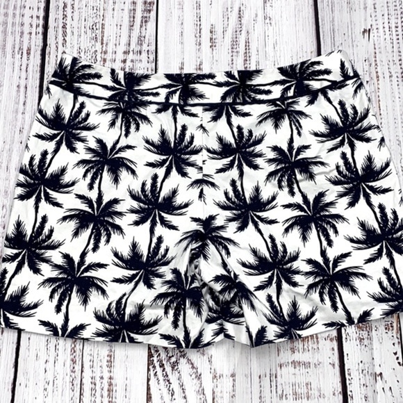 Cynthia Rowley palm tree print chinos size 6 - Picture 5 of 5